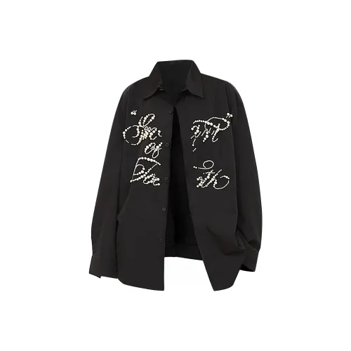 WHELVE Черная унисекс рубашка