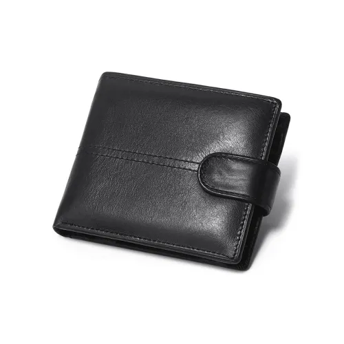 CARTELO Кошелек из коровьей кожи мужской черный