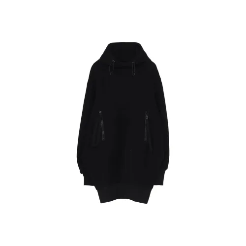 Yohji Yamamoto Черные Женские Свитшоты
