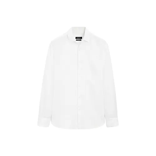 Massimo Dutti Белые Мужские Рубашки