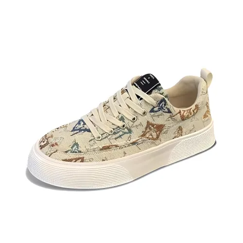 MEXICAN Низкие кроссовки для скейтбординга Мужские Бежевые