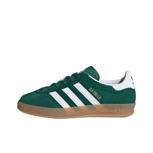 Adidas Originals Gazelle Low Топ Kids Lifestyle Shoes Зеленый Белый Подростки