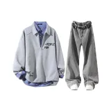 Gray + Smoke Gray Pants  
Серый + Дымчатый Серый Брюки