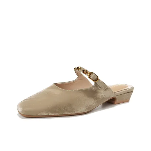 MADALLO Износостойкие Домашние тапочки Женские Шампанское