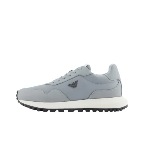 EMPORIO ARMANI Низкий топ Повседневная обувь Мужская Серый