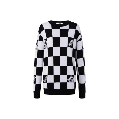 Karl Lagerfeld Свитер Женский Черный Белый