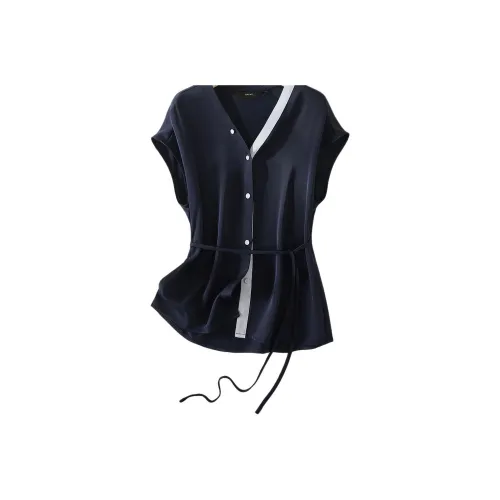 IHIMI Темно-синие Женские Рубашки