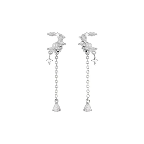 CLARKIA FLOWER Серьги из меди женские