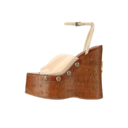 Naked Wolfe Тигр Lilly One Ремень Сандалии 14 см Женские Бежевый