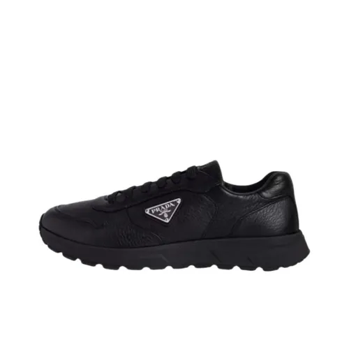 PRADA Prax 01 Low Топ Casual Мужской Черный