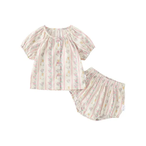 XiaoJinBu Повседневная спортивная одежда 2 предмета комплект для малышей и детей дошкольного возраста