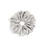 Серебряная резинка для волос