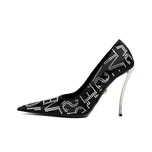 VERSACE Высокие каблуки Черные Женские