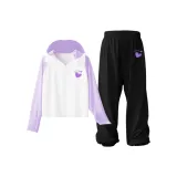 Граффити Сердце/Фиолетовый+Черный [UPF200+Защита от солнца]