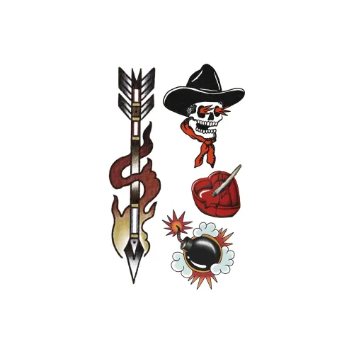 LIEJI Вraith Invitation Многоцветный Татуировка Наклейка