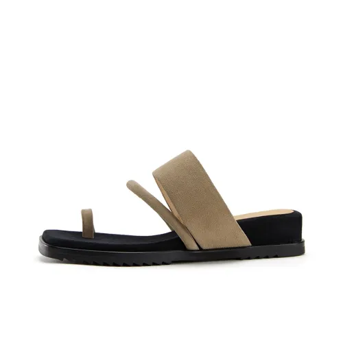 Marie Claire Rubber Slide Тапочки Женские Basil Khaki