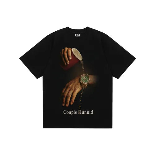 Couple Hinnid SS25 Черный Унисекс T-рубашки