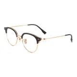 Яркий черный | Розово-золотой-C13 & Защита от синего света, 0 диоптрий, линзы