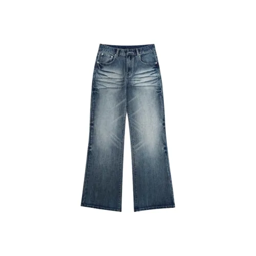 HKRXEC Ice Blue Men's Jeans HKRXEC Ледяные синие мужские джинсы