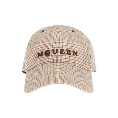 Alexander McQueen Шерсть Кепки Мужские Бежевые