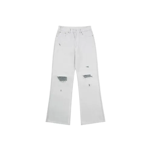 HKRXEC Белый Мужской Джинсы