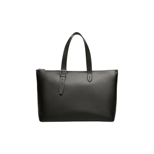 BALLY Коровья кожа Тоут Сумка Сумка для покупок Сумка на плечо Мужская Черная