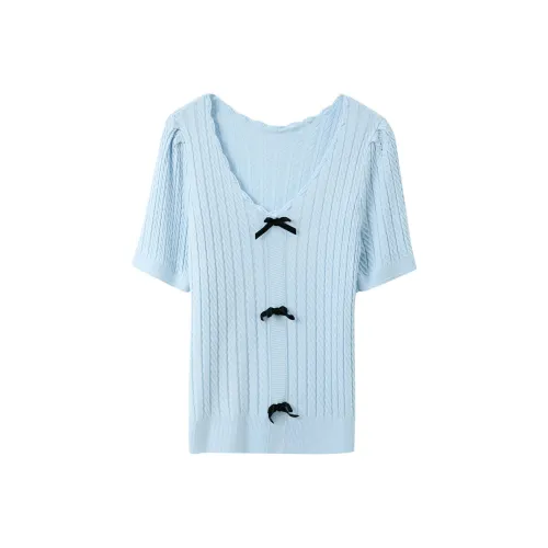 3COLOUR Ледниково-голубой Женские Трикотаж