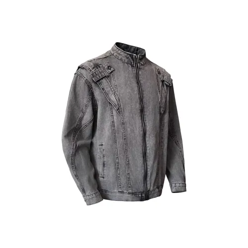 WHELVE Серый Унисекс Джинсовые куртки