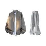 Серый + Серый Брюки