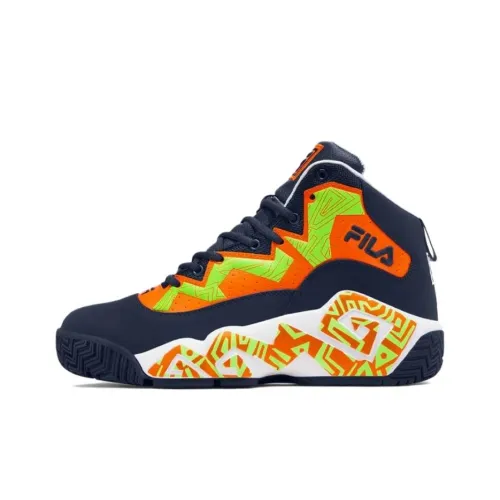 FILA MB Баскетбольные кроссовки High Топ Сине-оранжевый Мужской