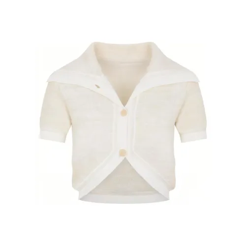 Jacquemus FW22 Трикотаж Женский Бежевый Желтый