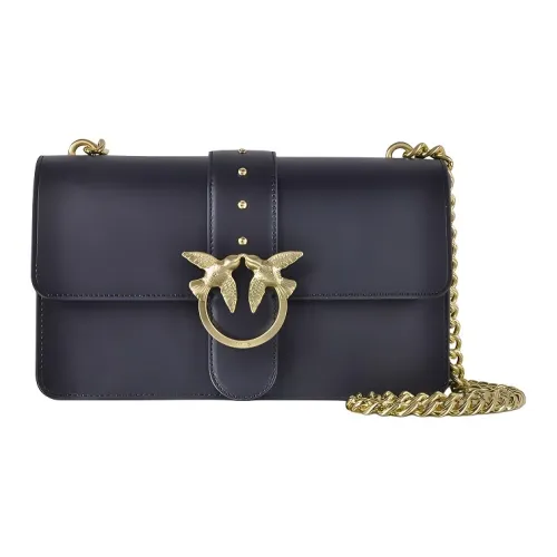 PINKO Сумка через плечо из коровьей кожи женская черная