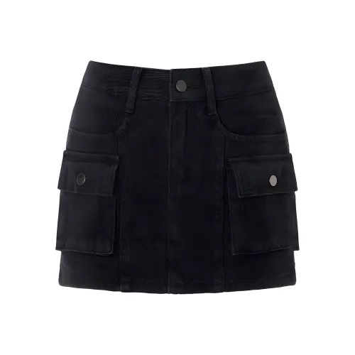 Mu Qingqing Карго Короткие Юбки Женские