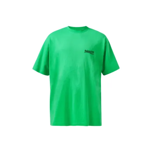 Balenciaga Зеленые Мужские Футболки