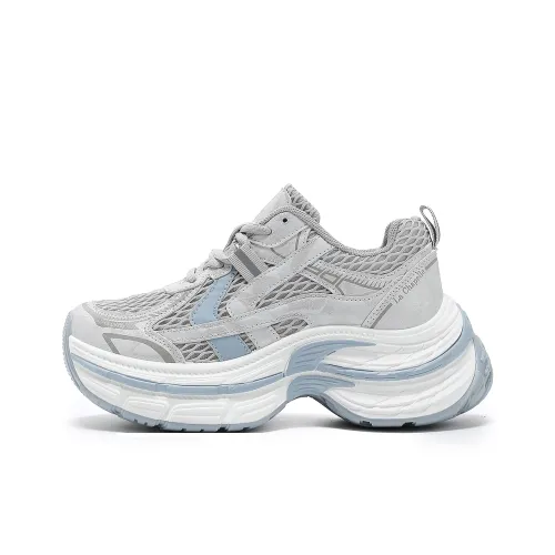 La Chapelle массивные кроссовки Low Top синие женские