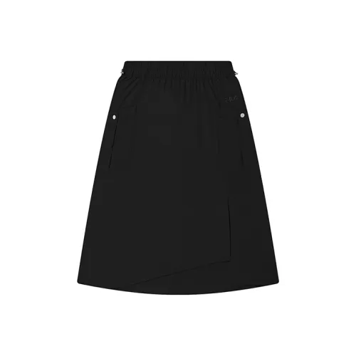 FILA Черные Женские Повседневные Длинные Юбки