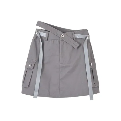 Mu Qingqing Карго Короткие Юбки Женские