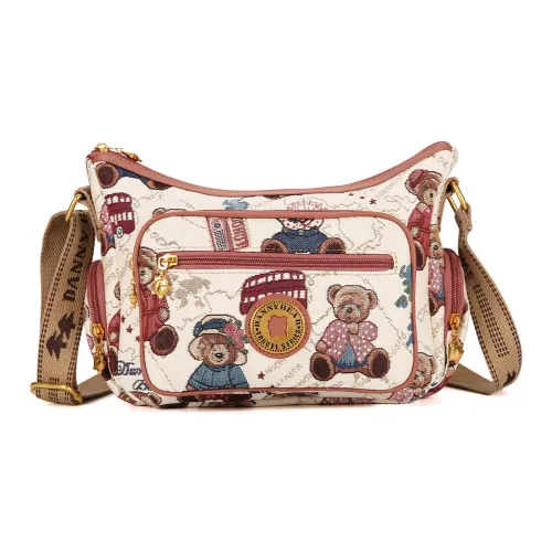 DANNYBEARJEANS Ткань Сумка через плечо Женская Розовая Красная Джентльмен Медвежий Синий
