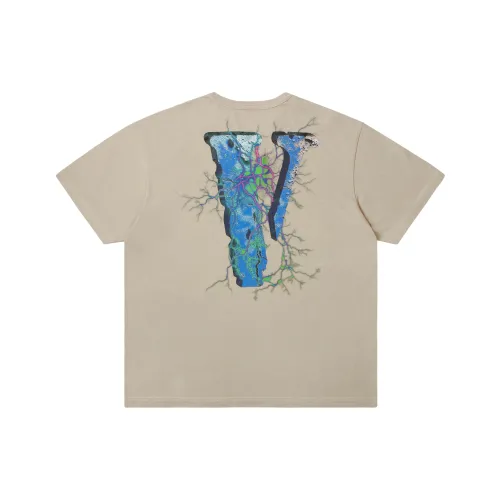 VLONE Абрикос Синий Унисекс Футболка