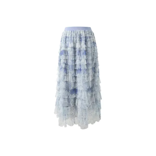 3COLOUR Повседневный Длинный Юбка Женские