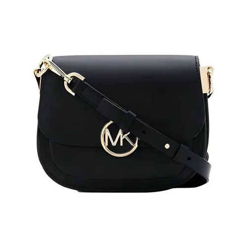 MICHAEL KORS MK Lillie Телячья кожа Сумка через плечо Маленькая Женская Черная