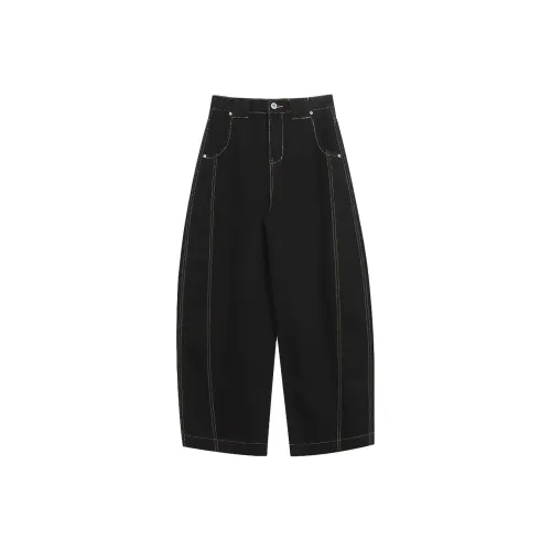 HLPT Черные Унисекс Джинсы