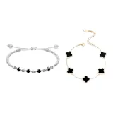 Счастливый Клевер Четырехлистный Коллекция (Черный)