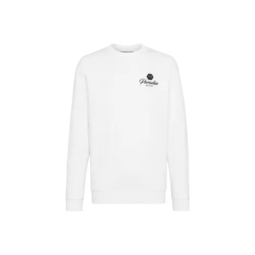 PHILIPP PLEIN Белый Мужской Свитшот