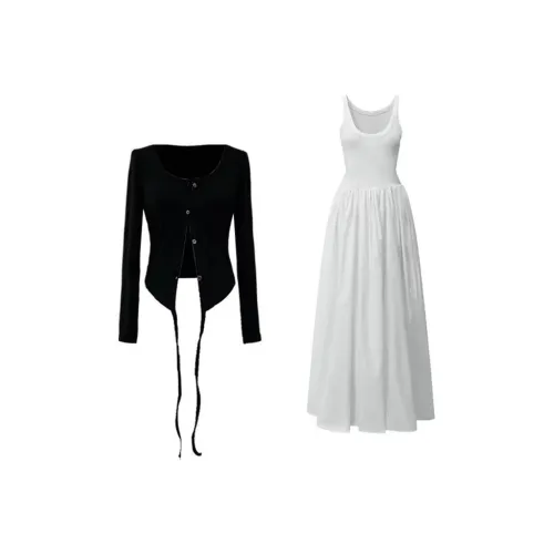 HUINIAN Цвет изображения Одежда Комплекты Женские с юбкой