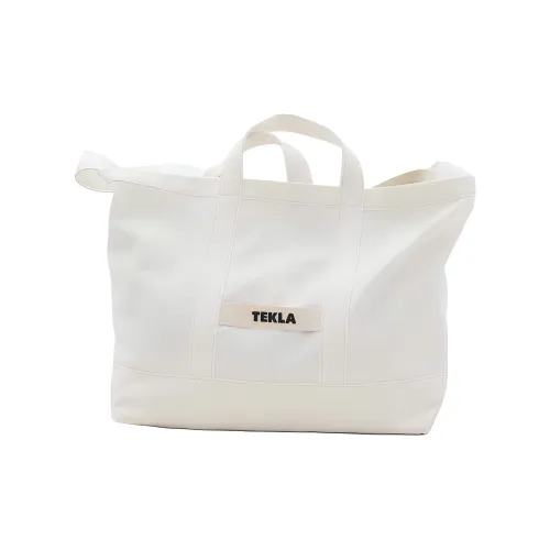 TEKLA Organic Cotton BEACH BAG Tote Bag Shopping Bag Shoulder Bag Handbag Women's Beige