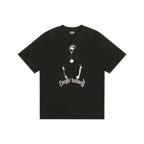 Couple Hinnid SS25 Черный Унисекс T-рубашки
