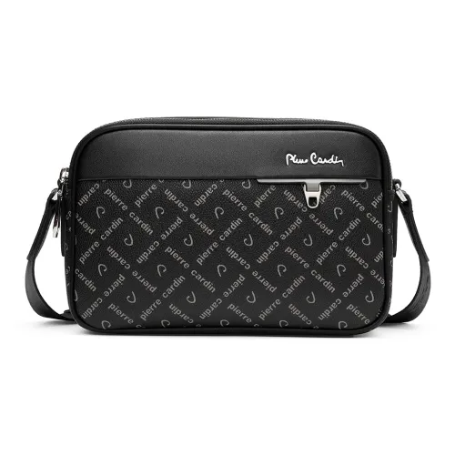 PIERRE CARDIN Сумка через плечо из коровьей кожи мужская черная