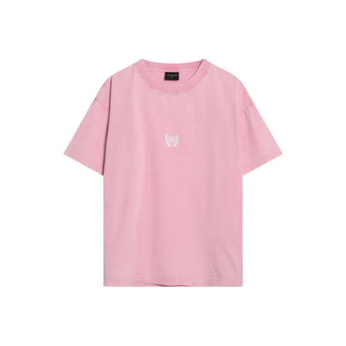 Balenciaga T-Shirt Loose Fit Unisex Pink