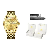 Золотистый [Кожаный ремешок + Коробка]